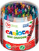 Carioca waskrijt Wax, plastic pot met 100 stuks in geassorteerde kleuren 12 stuks, OfficeTown