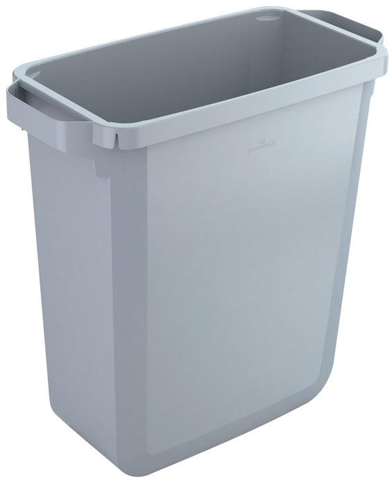Duurzame afvalbak Durabin 60 liter, grijs 6 stuks