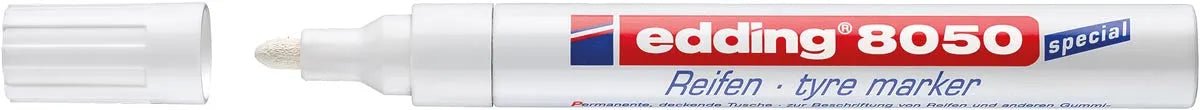 Edding bandenmarker e - 8050, wit 10 stuks - OfficeTown