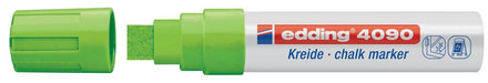 Edding Krijtmarker e - 4090 lichtgroen met beitelvormige punt - OfficeTown