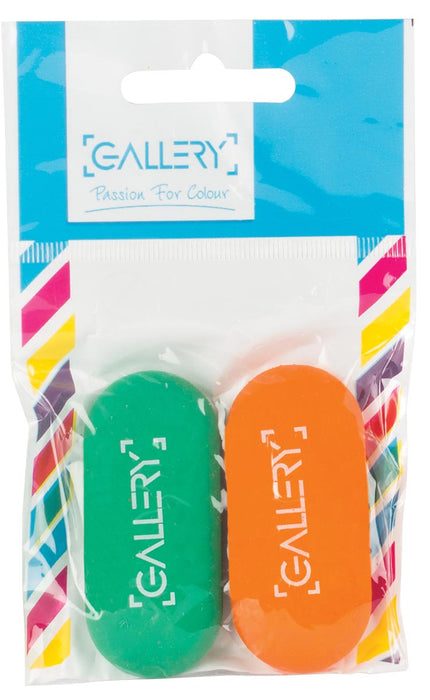 Gallery Passion For Colour gom, assortiment van kleuren, pak van 2 stuks