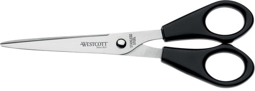 Westcott schaar, 15 cm, symmetrische ogen, zwart 12 stuks, OfficeTown
