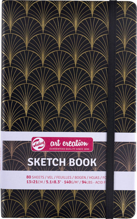 Talens Art Creation schetsboek, Art Deco, 13 x 21 cm 5 stuks