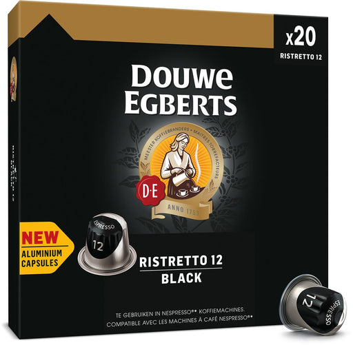Douwe Egberts Espresso Black koffiecapsules, pak van 20 stuks 10 stuks, OfficeTown