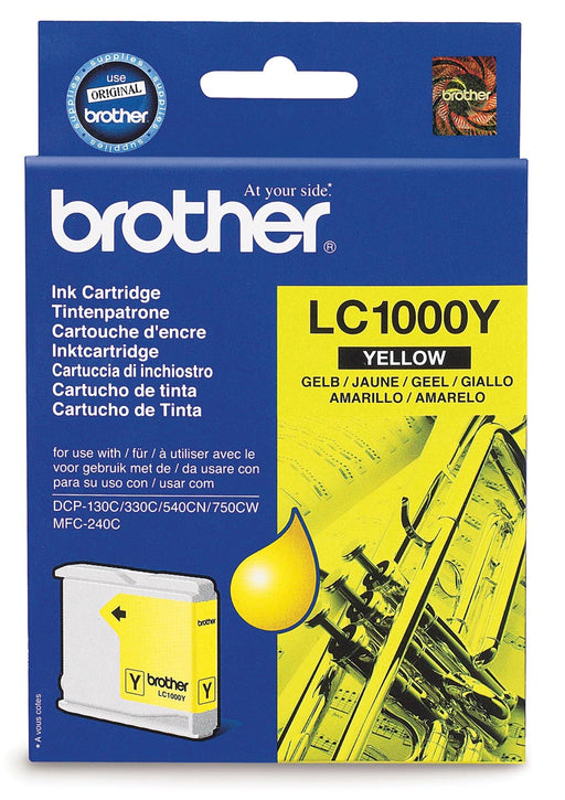 Brother inktcartridge, 400 pagina's, OEM LC-1000Y, geel 5 stuks, OfficeTown