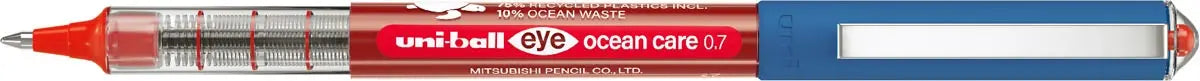 Uni-ball Eye roller Ocean Care, medium, rood