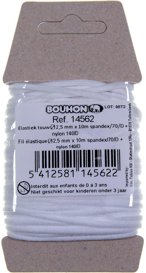 Elastisch touw van nylon, ft 2,5 mm x 10 m, in blisterverpakking - OfficeTown