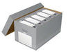 Elba archiefdozen, grijs en wit, set van 5 - OfficeTown