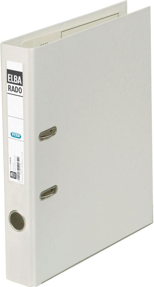 Elba Rado Plast ordner, wit, rug van 5 cm 20 stuks - OfficeTown