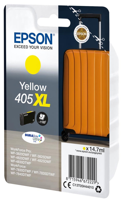 Epson inktcartridge 405XL, 1.100 pagina's, OEM C13T05H44010, geel - OfficeTown