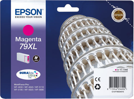 Epson inktcartridge 79XL, 2.000 pagina's, OEM C13T79034010, magenta - OfficeTown