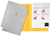 Esselte dossiermap grijs, karton van 180 g/m², pak van 100 stuks - OfficeTown