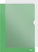 Esselte l - map, copy safe, gekorreld, A4, 115 micron, pak van 100 stuks, groen - OfficeTown