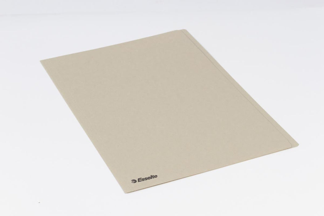 Esselte map grijs van 300 g/m², ft folio - OfficeTown