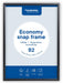 Europel Clicklijst Economy, lijst 25 mm, ft B2, zwart - OfficeTown