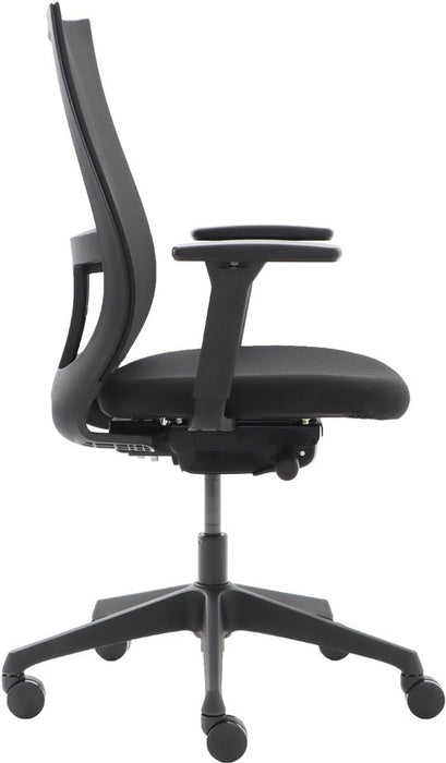 Euroseats bureaustoel Curve, zwart - OfficeTown