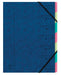 Exacompta Sorteermap 7 - delig, blauw - > Exacompta Sorteermap met 7 vakken, blauw - OfficeTown