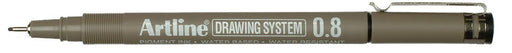 Fineliner Drawing System 0,8 mm 12 stuks, OfficeTown