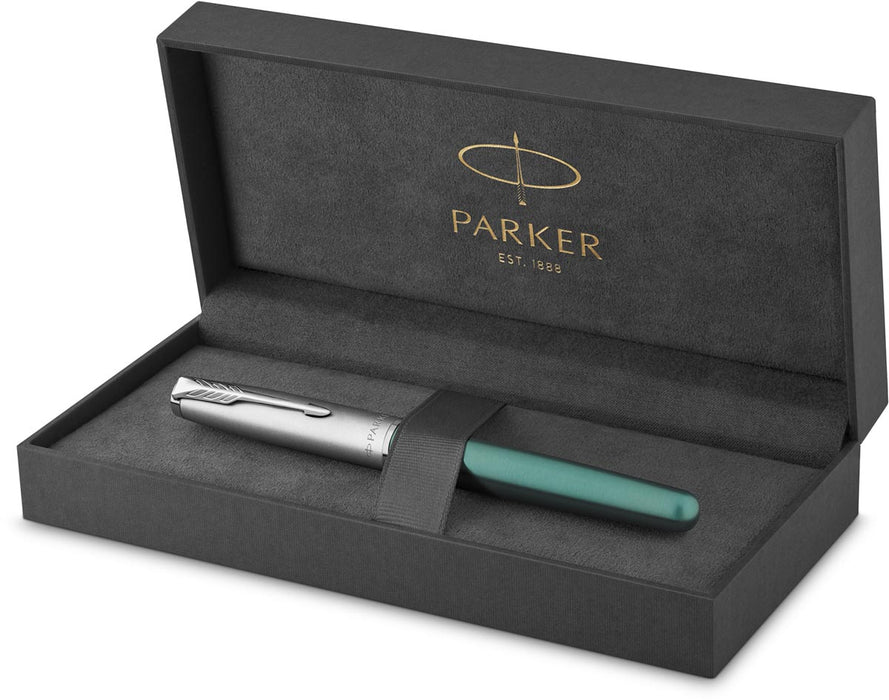 Parker roller Sonnet, fijn, in giftbox, groen 20 stuks