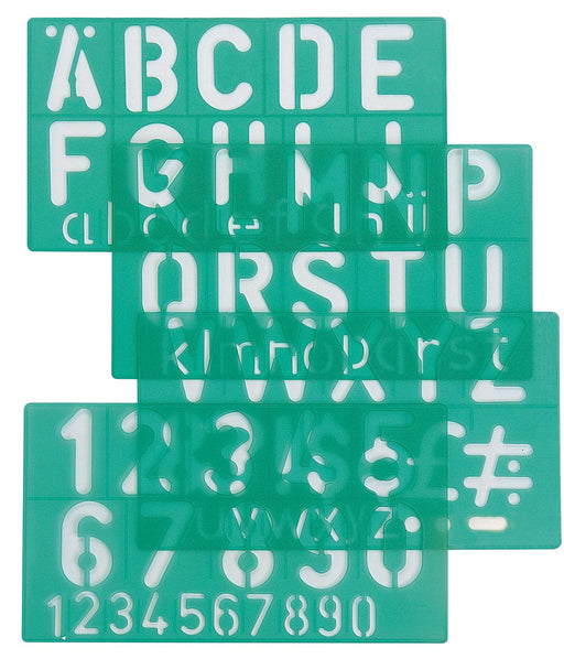 Linex lettersjabloon 30 mm 30 stuks, OfficeTown