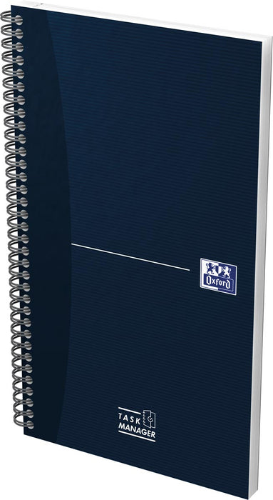 Oxford Office Essentials taakmanager, 230 pagina's, afm. 14,1 x 24,6 cm, blauw