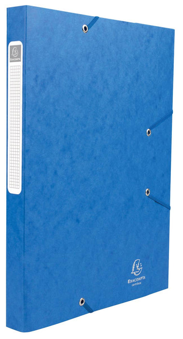 Exacompta Elastobox Cartobox met 2,5 cm brede rug, blauw, kwaliteit 5/10