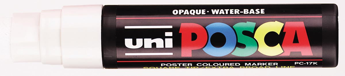 uni-ball Verfmarker op waterbasis Posca PC-17K wit