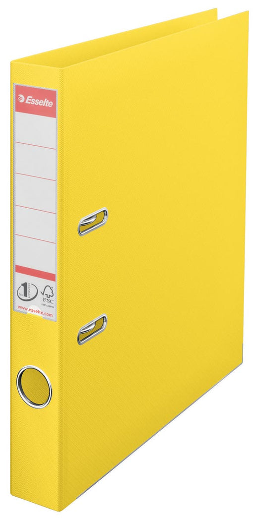 Esselte Ordner Power N° 1 Vivida ft A4, rug van 5 cm, geel 10 stuks, OfficeTown