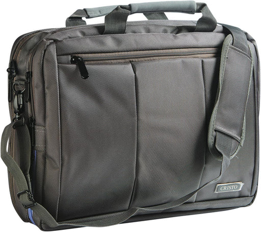 Cristo Portable laptoptas voor 15 inch laptops, 2-in-1, antraciet 10 stuks, OfficeTown