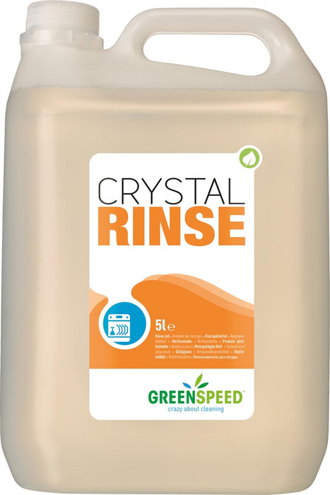 Greenspeed Crystal Rinse spoelglansmiddel, flacon van 5 l 2 stuks, OfficeTown
