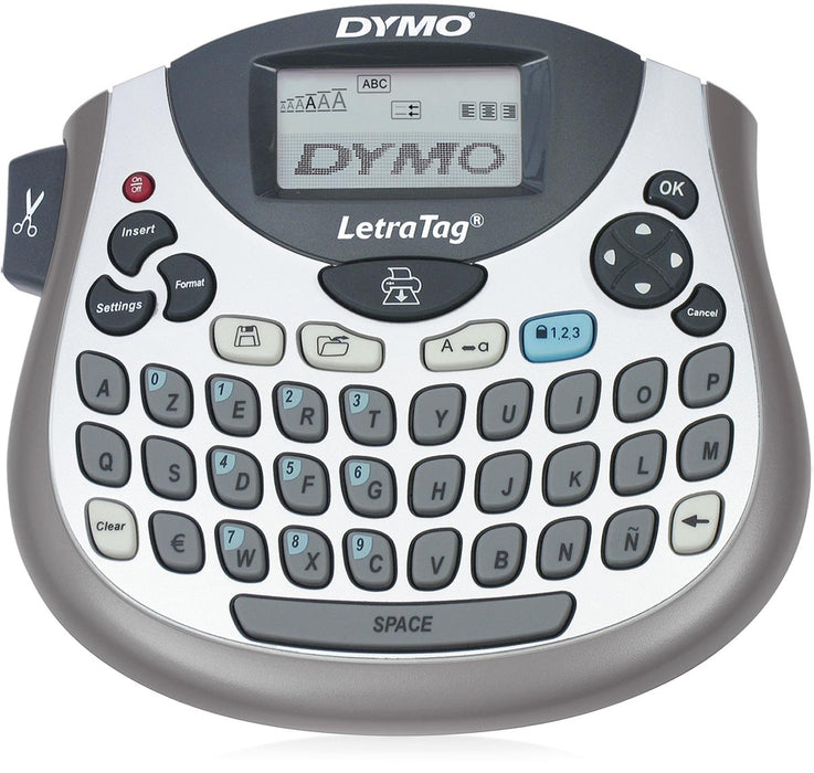Dymo Labelmaker LetraTag LT-100T, inclusief 1 LT-tape, azerty