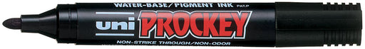 Uni PROCKEY permanent marker PM-122, 1,8 - 2,2 mm, zwart 12 stuks, OfficeTown