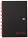 Oxford BLACK N' RED spiraalblok karton, 140 bladzijden ft A5, geruit 5 mm 5 stuks, OfficeTown