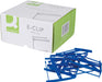 Q-CONNECT archiefbinder E-clip, doos van 100 stuks, blauw 10 stuks, OfficeTown