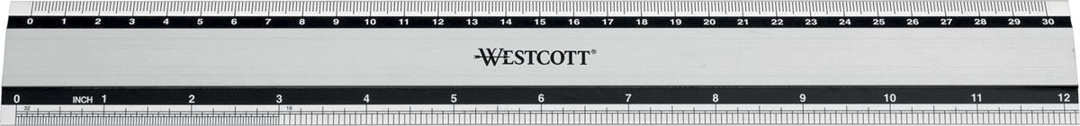 Metalen liniaal van Westcott 30 cm
