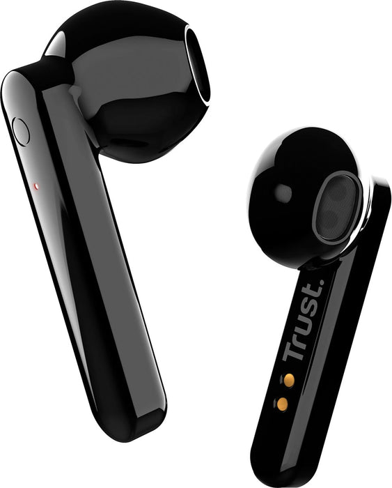 Trust Primo Touch Bluetooth draadloze oortjes, zwart met geïntegreerde microfoon