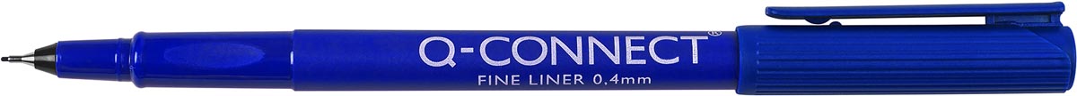 Q-CONNECT fineliner, 0,4 mm, blauw
