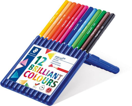 Staedtler driehoekig kleurpotlood Ergosoft 12 potloden 10 stuks, OfficeTown