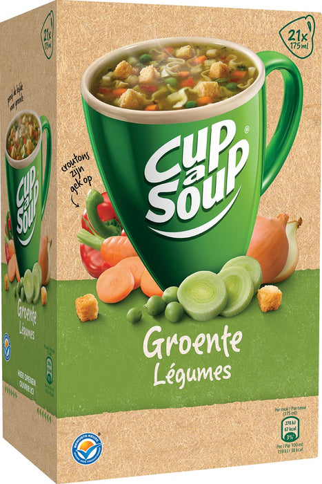 Cup-a-Soup groente met croutons, doos van 21 zakjes