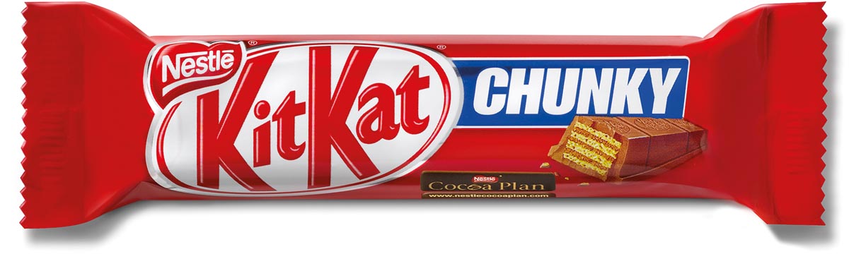 KitKat Chunky Melkchocolade reep, 40 g, doos van 24 stuks