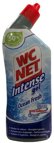 WC NET toiletreiniger Intense Ocean Fresh, fles van 750 ml 12 stuks, OfficeTown