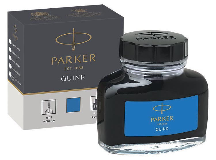 Parker Quink inktfles koningsblauw