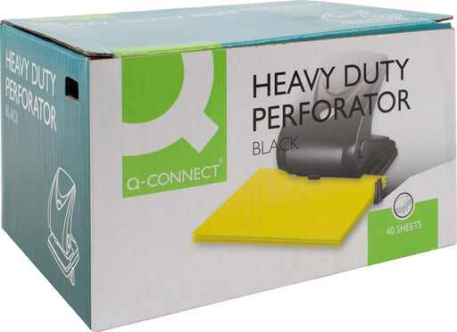 Q-CONNECT perforator Heavy Duty, 40 blad, zwart 24 stuks, OfficeTown