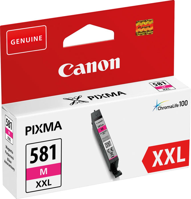 Canon inktcartridge CLI-581M XXL, 367 foto's, OEM 1996C001, magenta