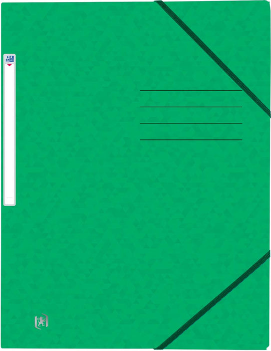 Oxford Top File+ elastomap, capaciteit tot 200 vel, ft A4, groen