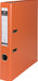 Pergamy ordner, voor ft A4, uit PP en papier, zonder beschermrand, rug van 5 cm, oranje 25 stuks, OfficeTown