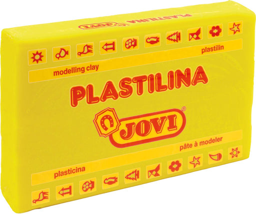 Jovi Boetseerpasta Plastilina geel 15 stuks, OfficeTown