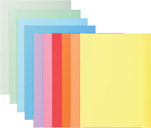 Exacompta dossiermap Super 180, voor ft A4, pak van 100 stuks, 10 geassorteerde kleuren 5 stuks, OfficeTown