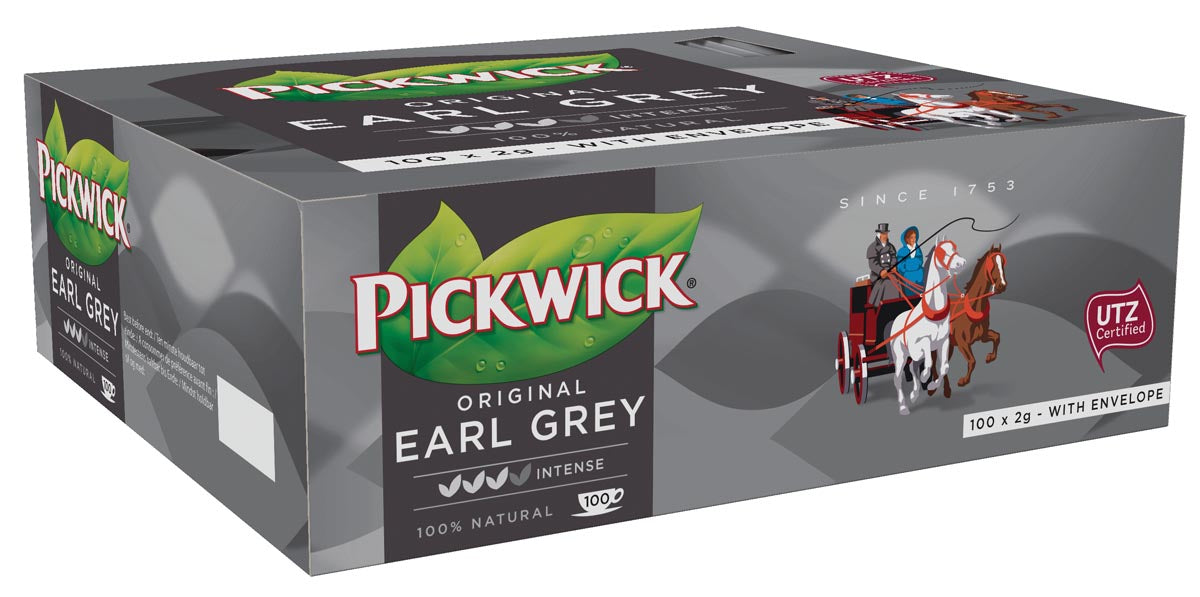 Pickwick thee, Earl Grey, pak van 100 stuks 6 stuks, OfficeTown
