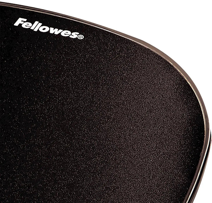 Fellowes Crystals Gel muismat met polssteun, zwart - OfficeTown